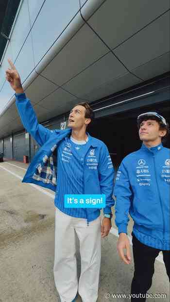 IT'S A SIGN! IIIIT'S... #f1 #mercedesf1 #britishgp