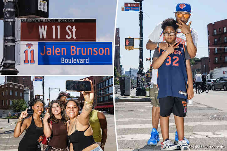 NYC honors Knicks with temporary street signs – but don’t expect them to last long: ‘Gone by 11:58 tonight’