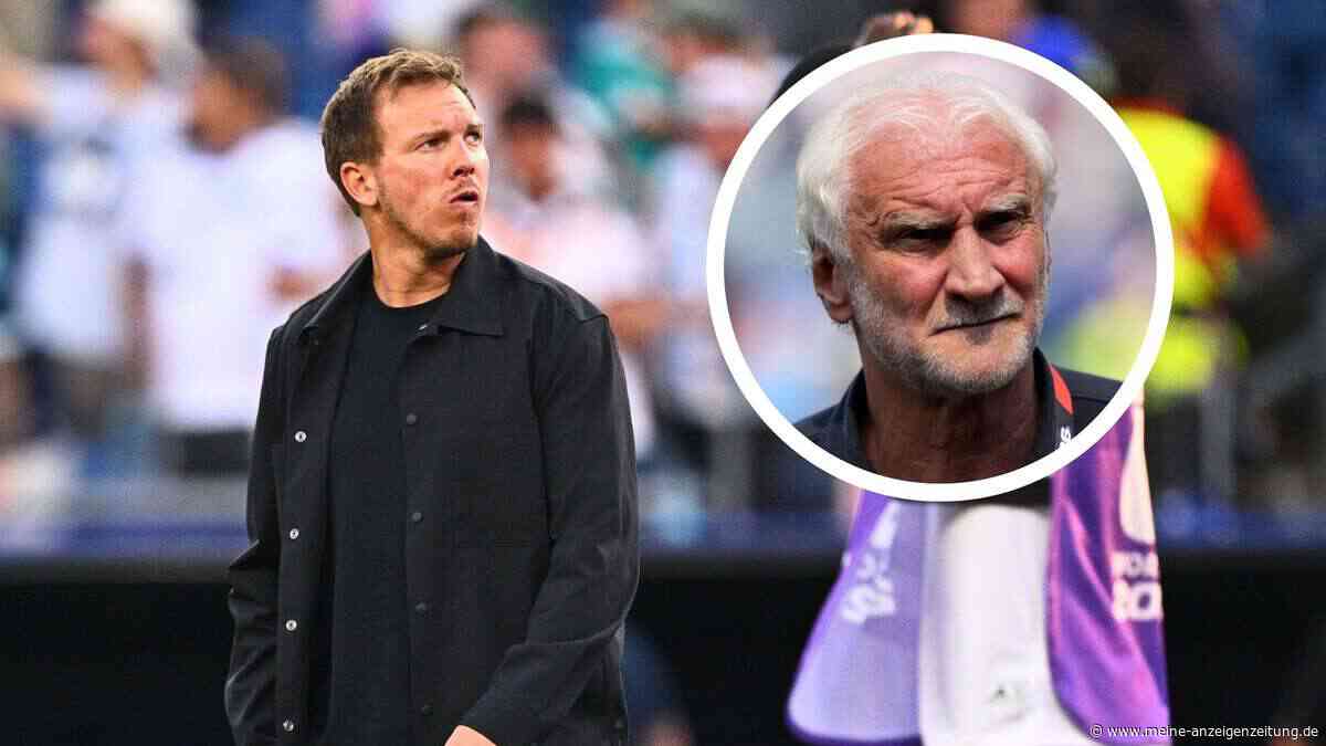 Klare Rückendeckung: Rudi Völler glaubt weiter an Bundestrainer Nagelsmann