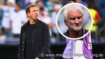 Klare Rückendeckung: Rudi Völler glaubt weiter an Bundestrainer Nagelsmann