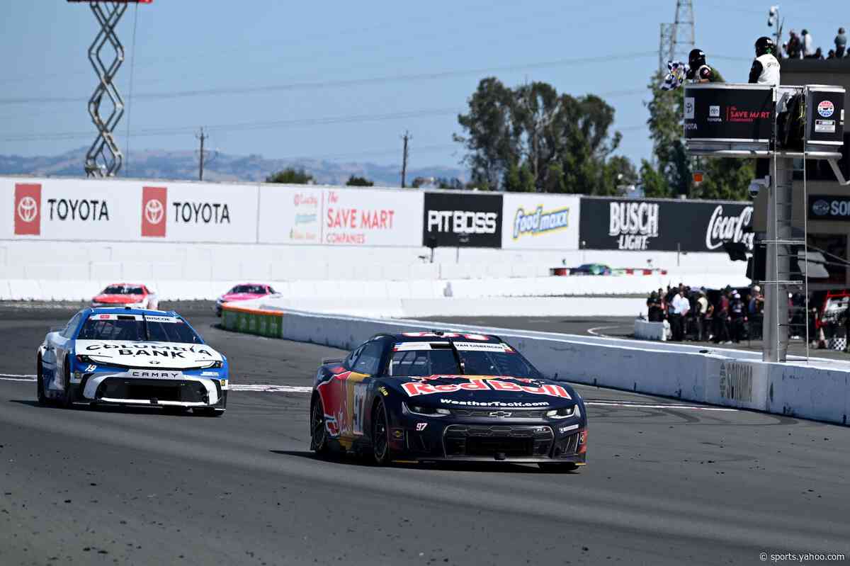 Trackhouse crew chief says they were 'lucky' to have Van Gisbergen against faster JGR car