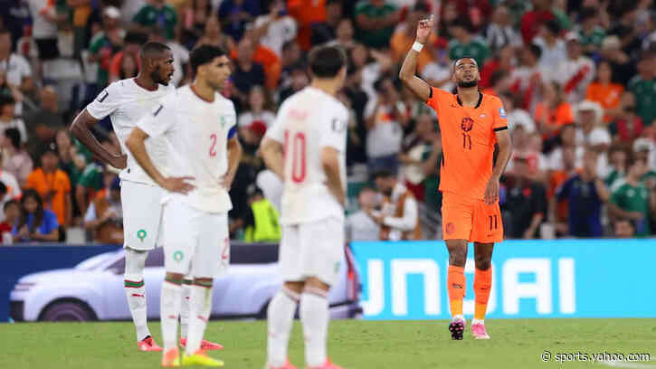 Netherlands' Cody Gakpo overwhelmed with emotion after scoring in wake of personal tragedy at World Cup