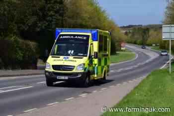 Man dies after motorcycle and tractor collide near Barnsley