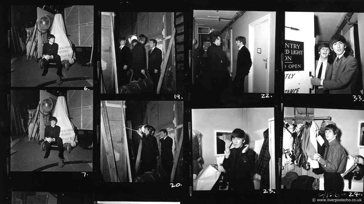 Unseen Beatles photographs unearthed after being hidden in suitcase for decades