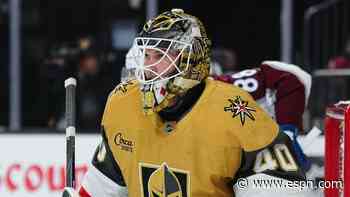 Panthers acquire G Schmid from Golden Knights