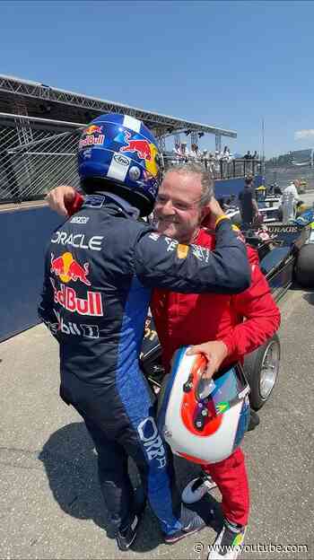 Of course they started racing 😂🏁 #F1 #RedBullRacing