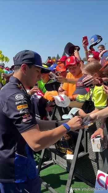 IH6 signing in for Race Day ✍️💙 #F1 #RedBullRacing #AustrianGP