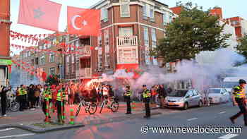 LIVE | Marokkaanse fans massaal de straat op na bereiken achtste finales WK; sfeer wordt grimmig in Haagse Schilderswijk