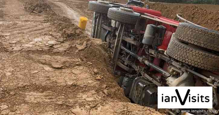 HS2 contractor fined £400,000 after tipper truck plunges into excavation