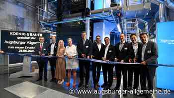 Neue Druckmaschine: Es berlinert jetzt in Augsburg
