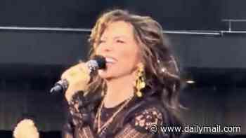 Shania Twain fans are left horrified by her 'trashy' outfit and 'cringe' dance moves