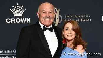 Footy icon Wally Lewis 'will never reconcile with his children' as he sends gushing message to new wife at the centre of the rift