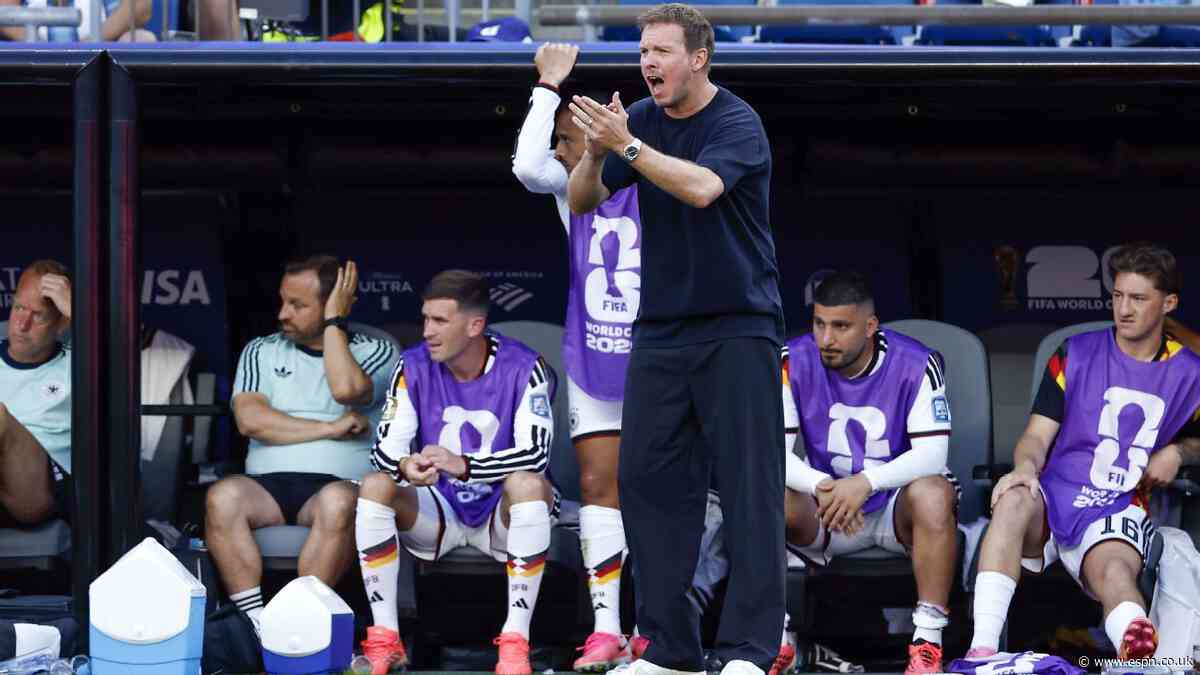 Nagelsmann: Germany no longer 'first-class team'