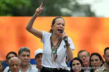 Venezuela’s opposition leader in exile says she will do ‘whatever it takes’ to return to help earthquake victims