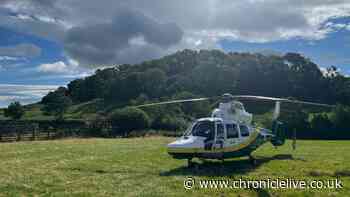 Busy weekend for Great North Air Ambulance Service responding to 15 incidents including assault and crash