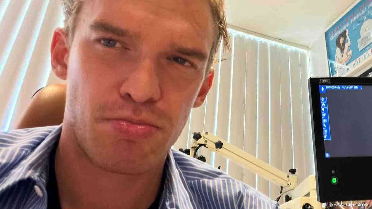 Cody Simpson reveals he 'can't walk or talk' after freak double health blow following his shattered Olympic dream