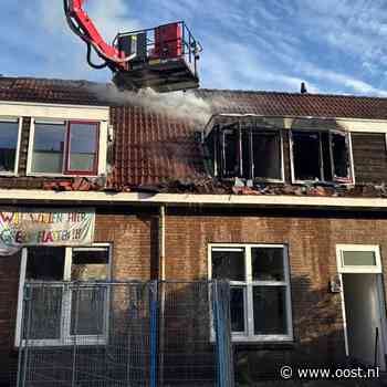 Brand in leegstaande woningen Zwolle