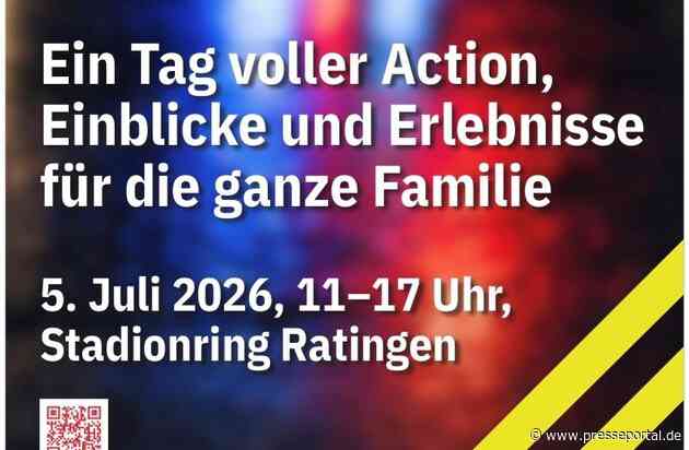 FW Ratingen: Große Blaulichtmeile zum 750-jährigen Stadtjubiläum - Ein Tag voller Einblicke und Mitmachaktionen