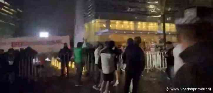 Mexicanen verzamelen zich bij hotel van WK-opponent en verstoren nachtrust
