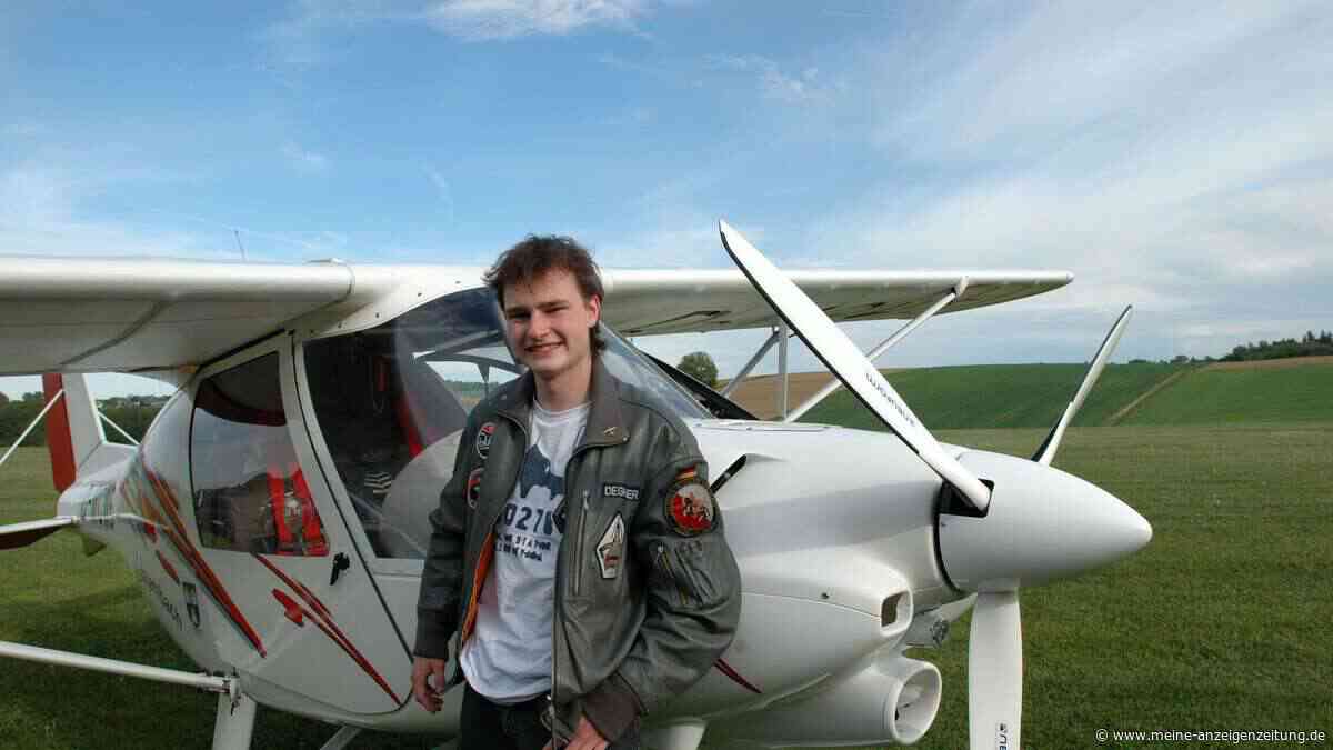 18-Jähriger hebt als Ultraleicht-Pilot von 280-Meter-Grasbahn ab