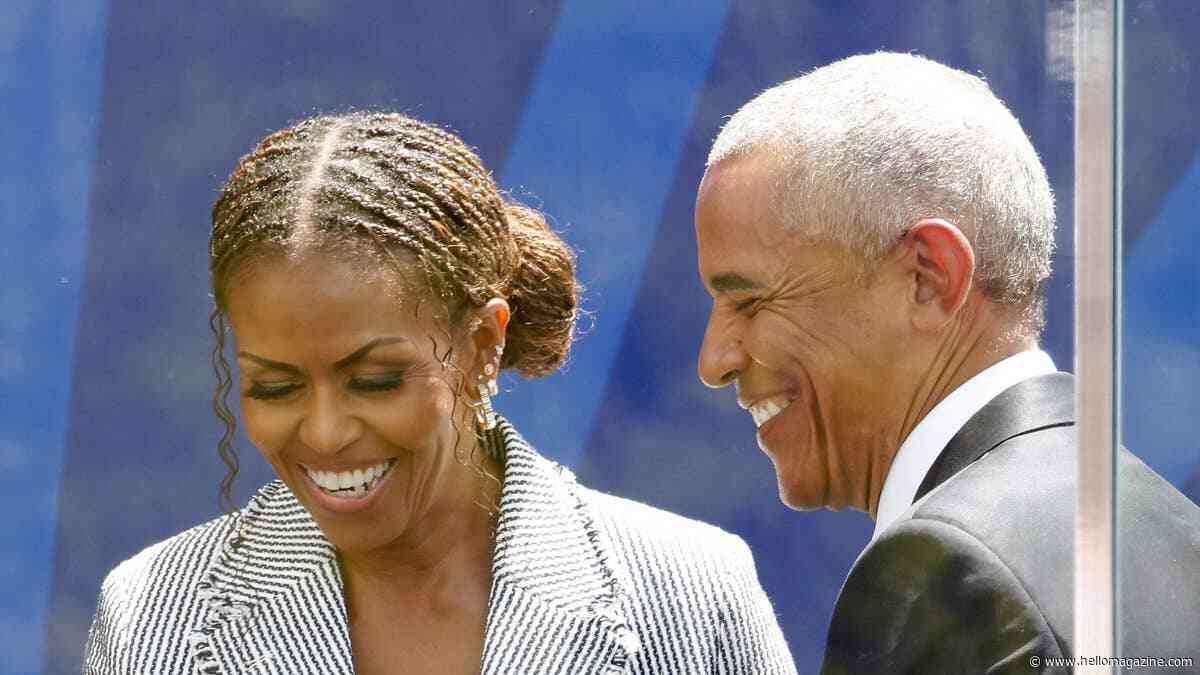 Michelle and Barack Obama's flirty date night exchange has fans 'blushing'