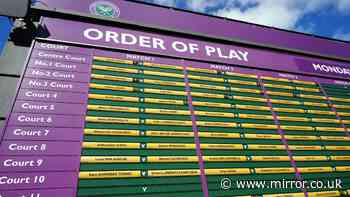 Wimbledon schedule today: Full list of fixtures, court schedule and start times