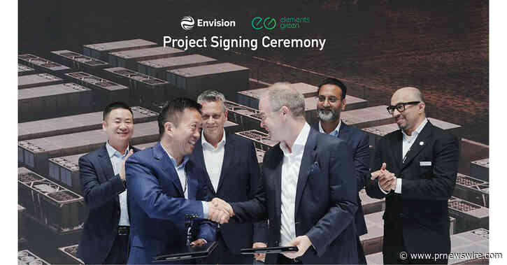 Envision Energy et Elements Green s'associent dans le cadre du projet Stadorf BESS de 1 600 MWh afin de développer les systèmes énergétiques de demain en Allemagne