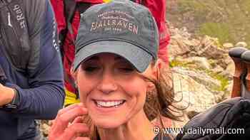 'One of the real highlights was meeting inspiring people like you': Kate's touching message as she makes personal donation to boy in wheelchair she met on Ben Nevis