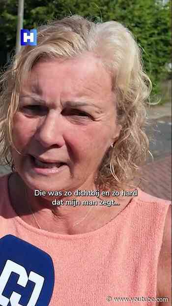 Buurt opgeschrikt door blikseminslag en brand in Landsmeer