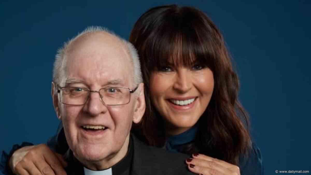 Anna Richardson reveals her retired priest father has died aged 85 after a battle with dementia as she recalls his 'extraordinary life' meeting the Pope and Queen Elizabeth