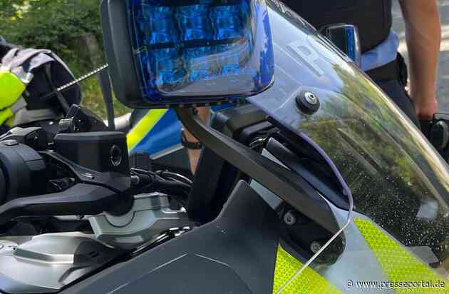 POL-DA: Kreis Bergstraße/Odenwaldkreis: Motorradkontrollen der Polizei/Drei Bikern und einem Autofahrer Weiterfahrt untersagt