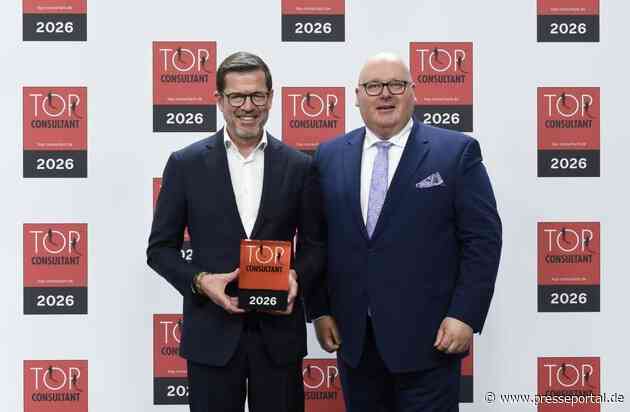 feder consulting GmbH zum vierten Mal als TOP CONSULTANT ausgezeichnet / Erneute Auszeichnung bestätigt Beratungsqualität in der Fördermittelberatung und Unternehmensfinanzierung für den Mittelstand