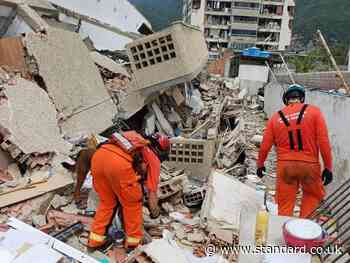 London firefighters join desperate search for survivors after Venezuela earthquake