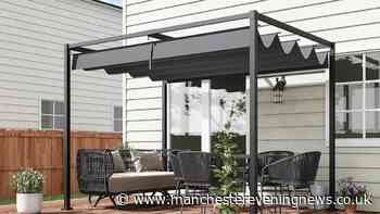 I found a garden pergola reduced from £425 to £162 perfect for any weather come rain or shine