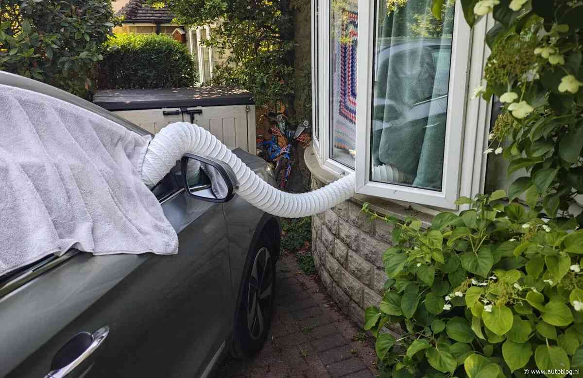 LOL: EV-rijder koelt huis met auto!