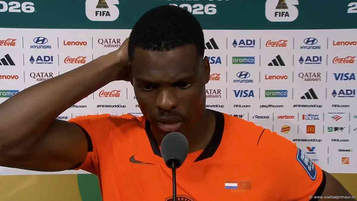 Dumfries gevraagd naar Zlatan-kritiek: 'Dat is alles wat ik kan zeggen'