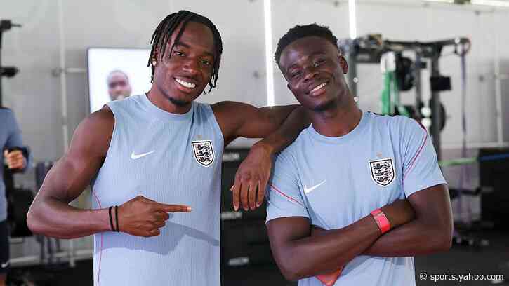 Madueke on his 'healthy competition' with Saka