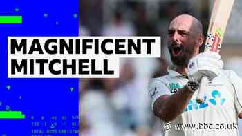 'Boring' Mitchell reaches a 'brilliant' century to give NZ control