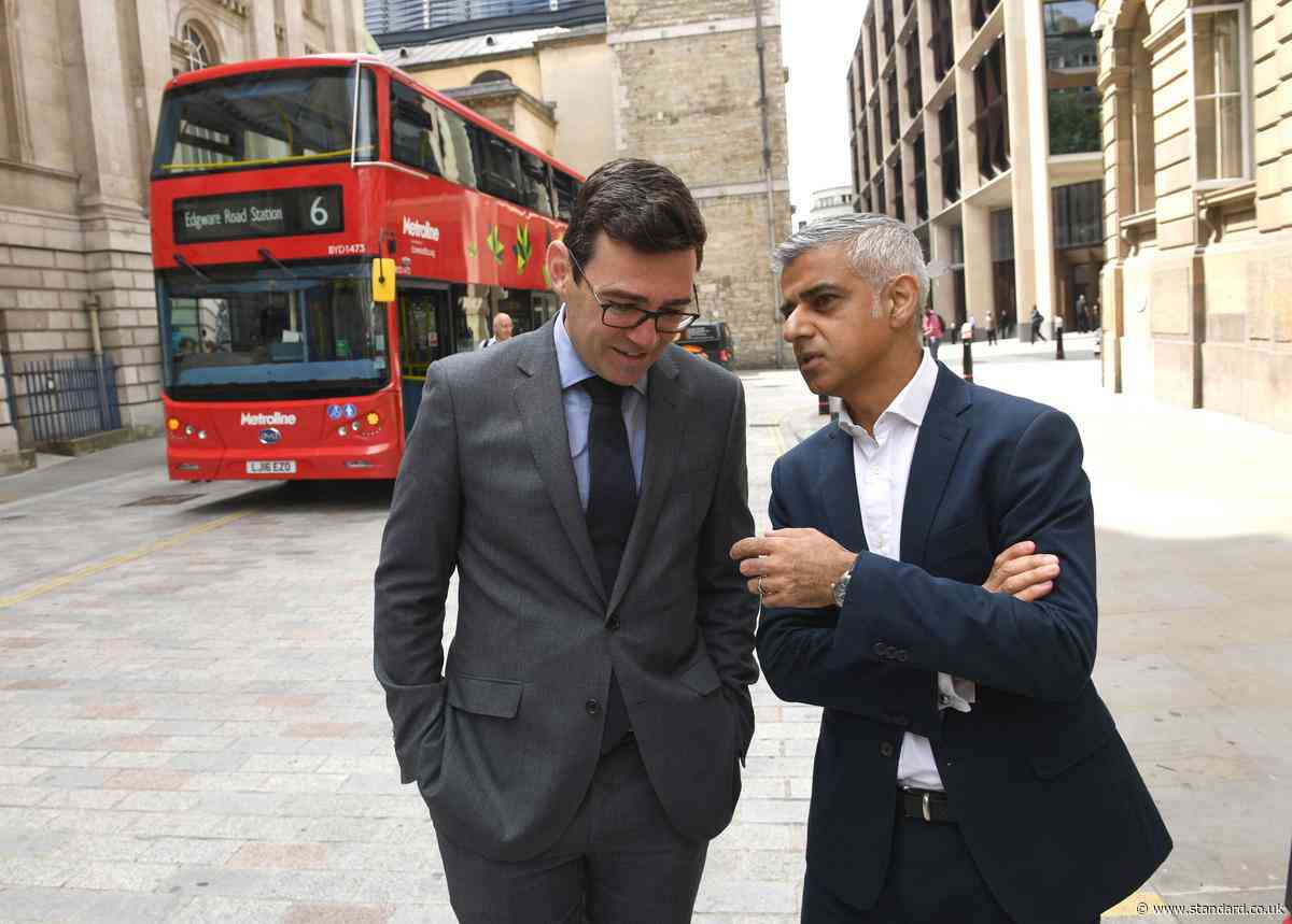 Sadiq Khan backs Andy Burnham's devolution plan – but warns him not to freeze London out