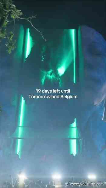 19 days left until Tomorrowland Belgium.