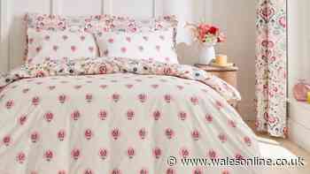 Dunelm's 'bargain' lightweight summer duvet set 'looks fresh' with 'delicate design'