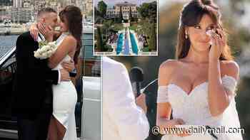 Ukrainian beauty queen sparks fury in her homeland over lavish £4m Cannes wedding with private Ricky Martin show... while Kyiv begs around the world for war funds