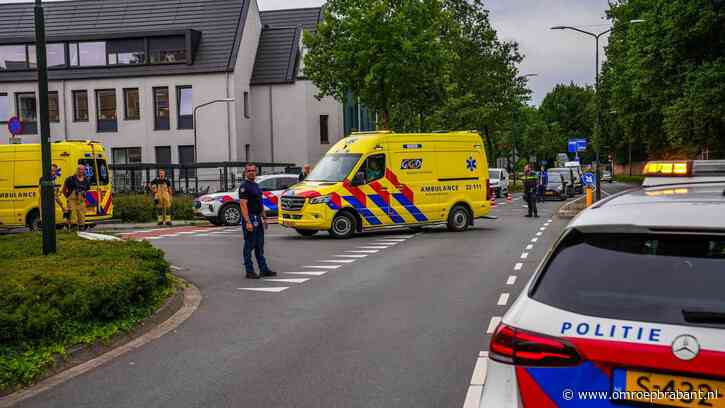 Meisje ernstig gewond na botsing in Geldrop, traumaheli opgeroepen