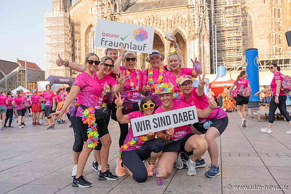 Kein schlechtes Omen, obschon 13. Ausgabe: 5000 Läuferinnen beim Frauenlauf durch Ulms Innenstadt - ausgebucht