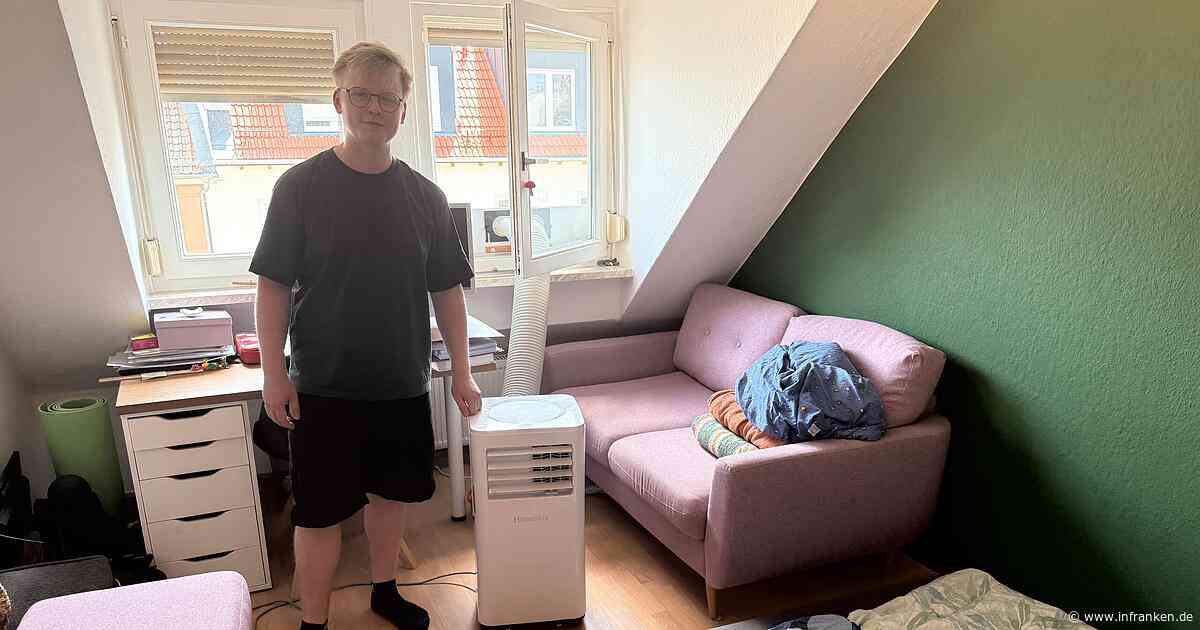 Bamberger leidet an Hitze in Dachgeschosswohnung