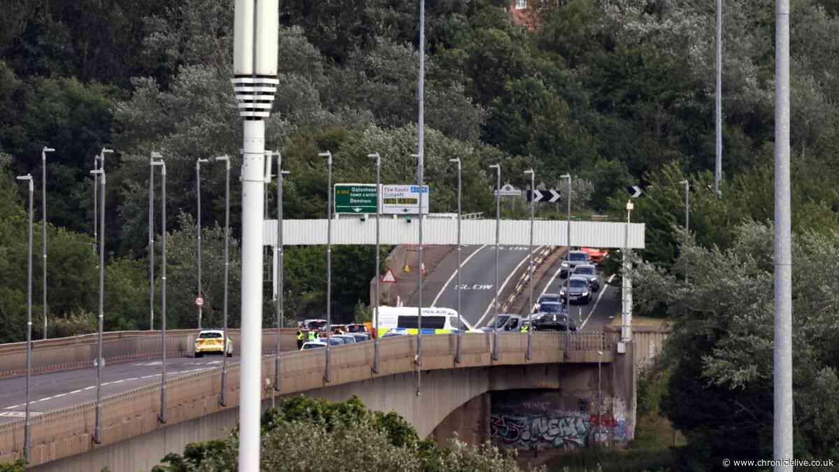 Police update as man 'fighting for life' after Redheugh Bridge incident