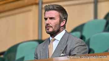 David Beckham is praised by Aryna Sabalenka as Wimbledon's Royal Box empties out after men's tennis finishes