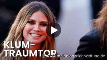 Nach WM-Aus: Heidi Klum nagelt Tor ins Eck – DFB-Bewerbung im Video