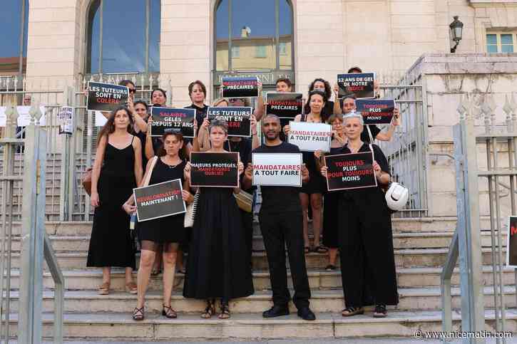 « On est une profession silencieuse » : les mandataires judiciaires à la protection des majeurs mobilisés à Nice pour réclamer de meilleures conditions de travail