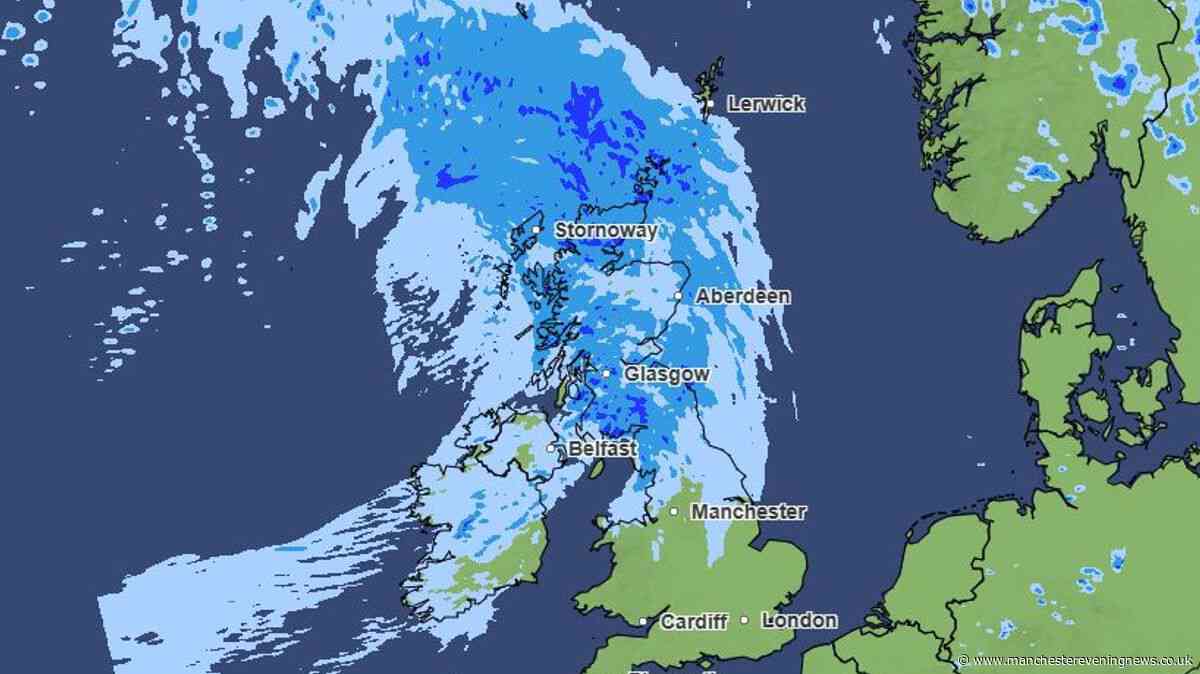 Met Office weather maps show when heavy rain will sweep across UK this week
